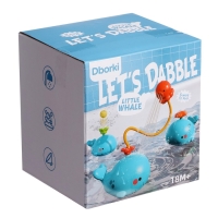 Фонтанчик для ванны &laquo;Китенок&raquo;, 4 насадки, 1 шарик, работает от батареек