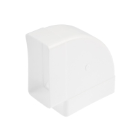 Отвод ZEIN, плоский, горизонтальный, вентиляционный, 55 х 110 мм