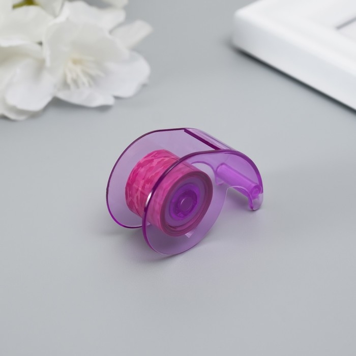 Клейкая лента декоративная с держателем (набор 8 шт) ширина 1,2 см длина 2,8 метра МИКС