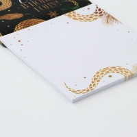 Магнит новогодний с блоком для записей &laquo;Новый год: Счастья в новом году&laquo;Новый год: , 8 х 14 см