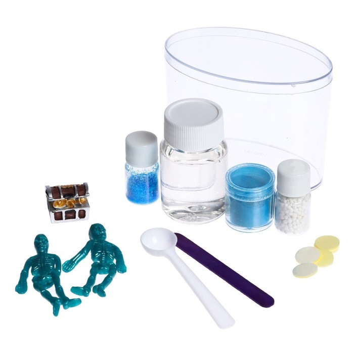 Набор для опытов &laquo;Коллоидный сад&raquo;, с загадочным кладом