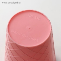 Стакан &laquo;Пломбир&raquo;, 500 мл, с крышкой и трубочкой, цвет МИКС