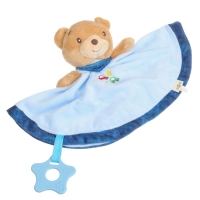 Комфортер - игрушка &laquo;Мишка&raquo;, погремушка, цвет голубой, Mum&Baby