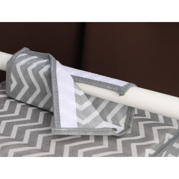 Органайзер подвесной &laquo;Симетро&raquo;, 4 отделения, 80&times;30&times;30 см, цвет серый