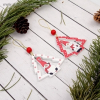 Подвеска новогодняя &laquo;Забавный снеговичок&raquo;, МИКС