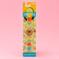 Часы наручные электронные &laquo;Улыбнись&raquo;, с ремешком-конструктором