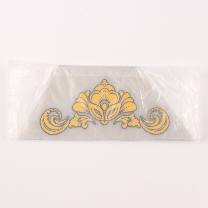 Термотрансфер &laquo;Хохлома вензель золотой&raquo;, набор 10 шт.