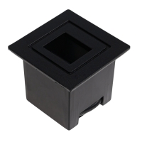 Встраиваемый светильник для лестницы, IP65, 3 Вт, 6500К, 48x48, квадрат, черный