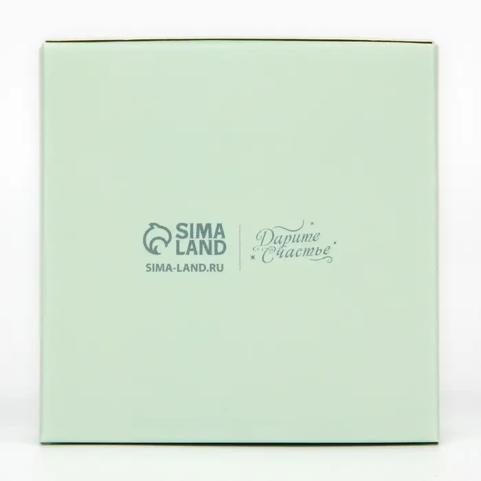 Коробка под бижутерию &laquo;Мята&raquo;, 7.5 х 7.5 х 3 см