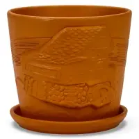 Горшок цветочный с поддоном 2,6 л, d18/h16 см терр-т керамика, "Голландия" (М)