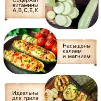 Семена Кабачок белоплодный "Грабовский", 0,5 г