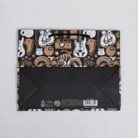 Пакет подарочный ламинированный горизонтальный, упаковка, &laquo;For the best man&raquo;, MS 23 х 18 х 10 см