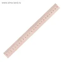 Линейка деревянная 25 см, (БЕЗ шк)