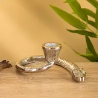 Подсвечник &laquo;Змейка&raquo;, 15&times;9.5&times;5 см, алюминий