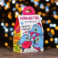 Подарочная коробка &laquo;Снегири&raquo;, 17.2&times;9.5&times;24 см