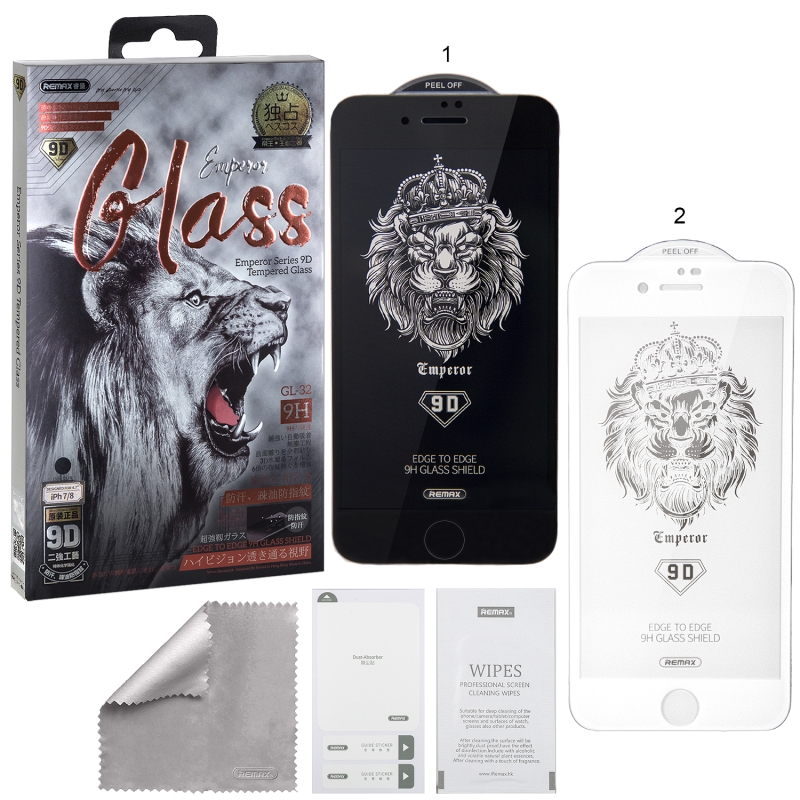 Защитное стекло iPh 7 9D Emperor Series GL-32 REMAX