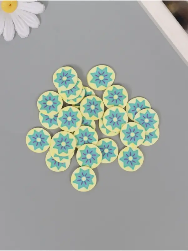 Декор для творчества PVC "Яблоко в разрезе" набор 20 гр 0,3х2х2 см