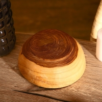 Салатник 18х18х9 см, тиковое дерево