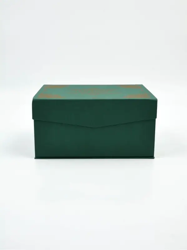 Подарочная коробка  "Лучшему во всём", зелёная,  21х17,5х10,5 см