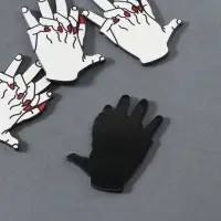 Декор для творчества акрил "Объятие рук" 4,4х3,2х0,2 см