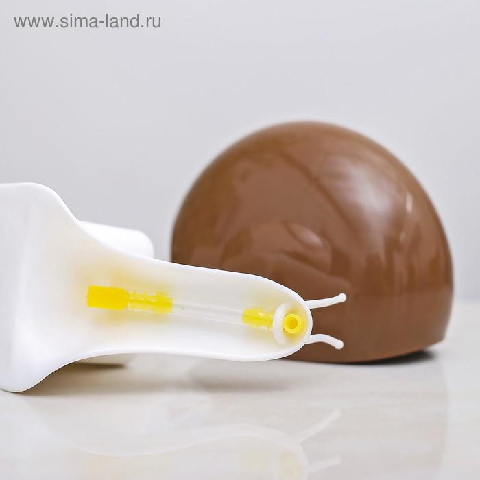 Дозатор для жидкого мыла Доляна &laquo;Улитка&raquo;, 120 мл, цвет МИКС