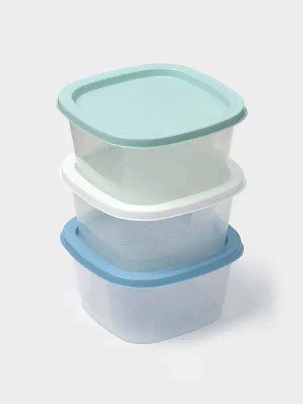 Контейнер пищевой SparkPlast BioFresh, 500 мл, пластик, прозрачный, крышка микс