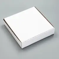 Упаковка для пирога, белая, 23 х 23 х 5 см