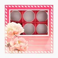 Коробка под 9 конфет со скретч-слоем &laquo;Послание&raquo;, 14.5 х 14.5 х 3.5 см