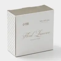 Салатник WY Floral Laceware, 700 мл, d=15 см, фарфор, серая