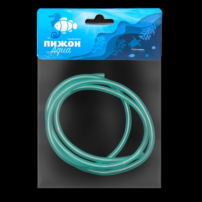 Трубка-шланг для компрессора силиконовая, &Oslash; 4 мм, 1 м, зелёная