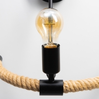 Бра "Аврора" Е27 40Вт черный 15х20х22см