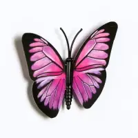 Магнит пластик "Бабочка" МИКС 9,5х8,5 см