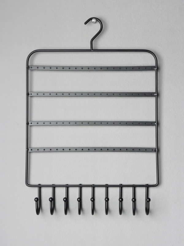 Органайзер для украшений "Вешалка", 37*25*5см, цвет чёрный