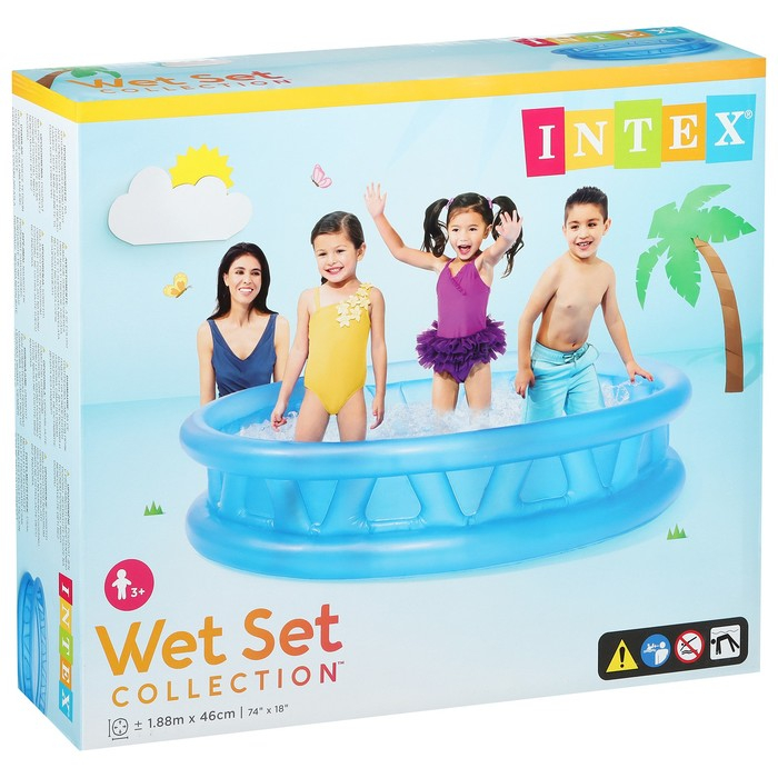 Бассейн надувной &laquo;Геометрия&raquo;, 188 х 46 см, от 3 лет, 58431NP INTEX