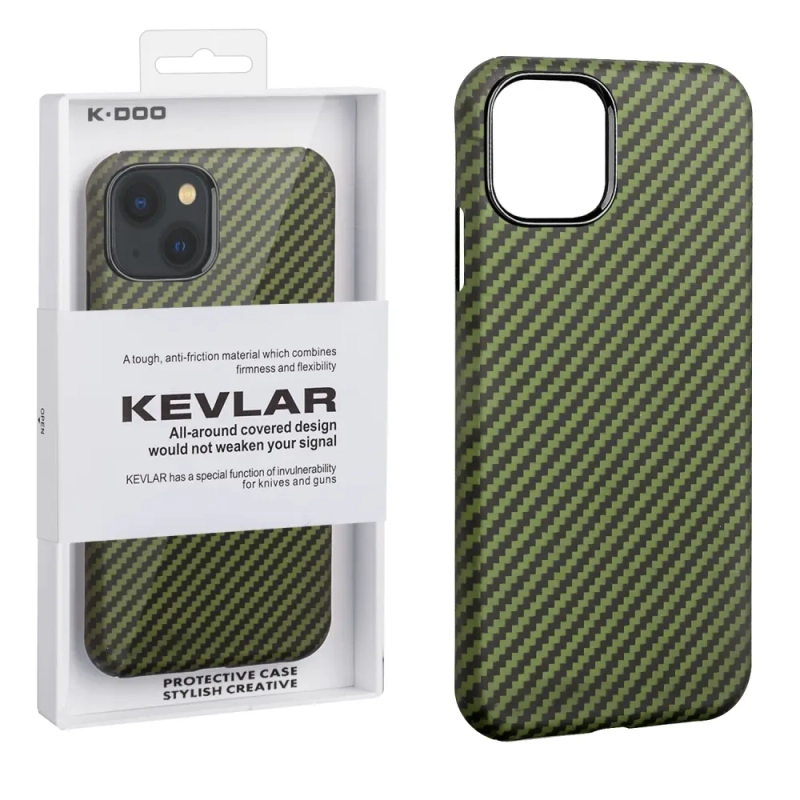 Чехол iPhone 13 Mini Kevlar  Green