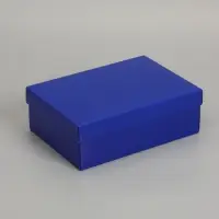 Коробка складная, крышка-дно, синяя, 24 х 17 х 8 см