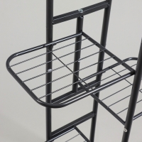 Подставка для цветов Greengo, 6 полок, 44 &times; 22 &times; 105 см, напольная, металл, тёмно-серая