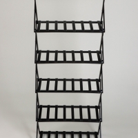 Подставка для цветов Greengo, 6 полок, 50 &times; 25 &times; 110 см, напольная, бамбук, чёрная