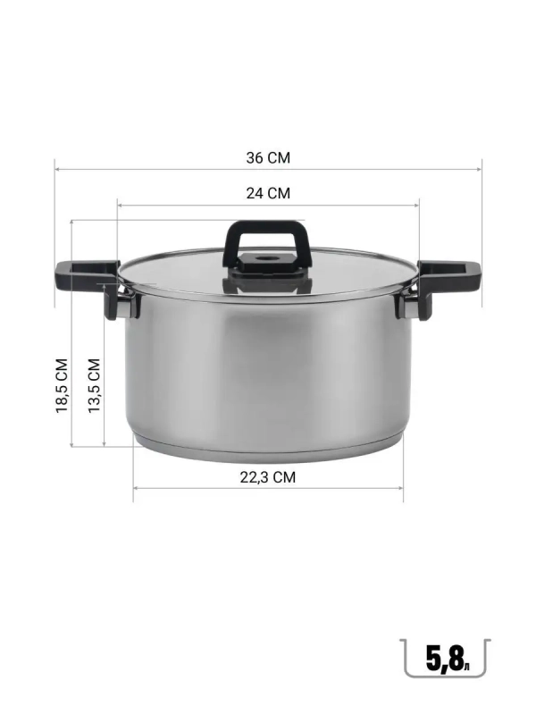 Набор посуды компактного хранения Fold&Keep-6S