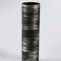 Ваза &laquo;Эстетика&raquo;, h=26 см, стекло, чёрная