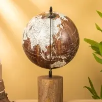 Глобус сувенирный, 23&times;20&times;34.5 см, подставка дерево