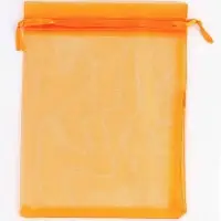 Кожанная подарочная сумочка 14 х 6,5 х 12,8 см оранжевая