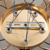 Люстра "Кольцо" 5х40Вт Е27 золото 58х58х24см