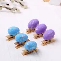 Прищепки пасхальные &laquo;Яйца&raquo; 6 шт., МИКС