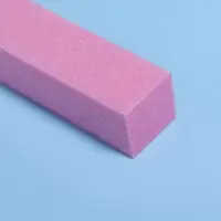 Баф наждачный для ногтей, четырёхсторонний, 9&times;2.5&times;2.5 см, МИКС