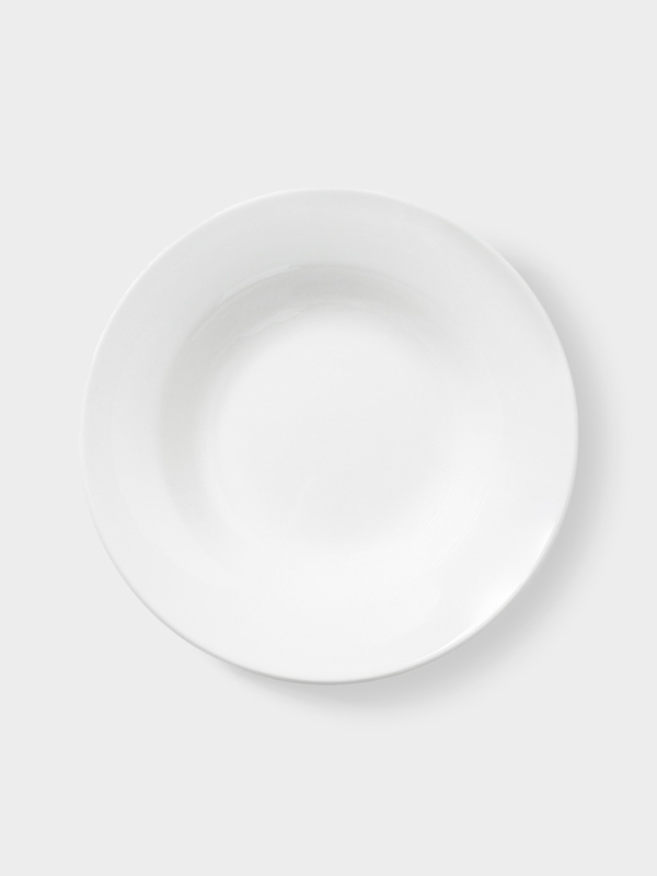 Тарелка глубокая Hanna Kn&ouml;vell, d=22.7 см, фарфор, белая