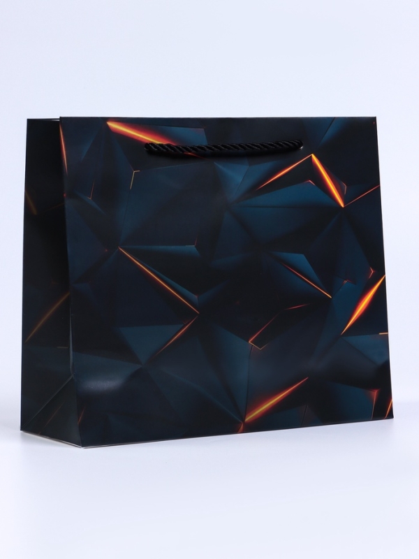 Пакет подарочный с окном "Perfect", 25 х 10 х 22 см