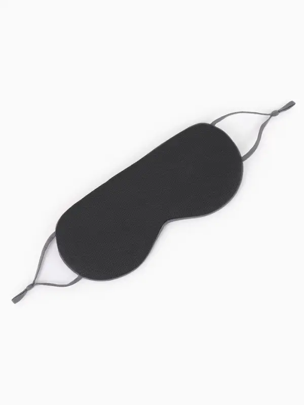 Маска для сна нейлон 22*10*1см с регул резинкой на уши серый накл ОТ