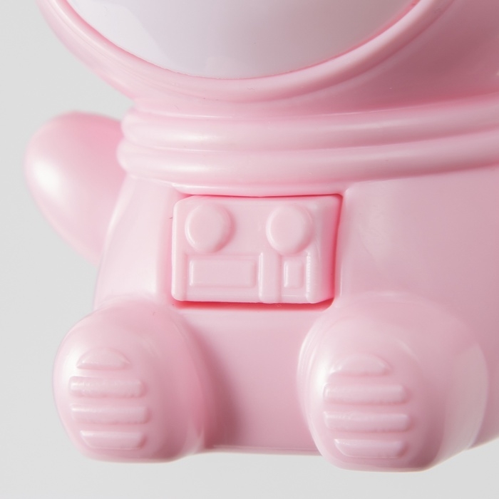 Ночник &laquo;Приветливый космонавт&raquo; 1Вт LED 4000-6000К Розовый 10х9х11,5см