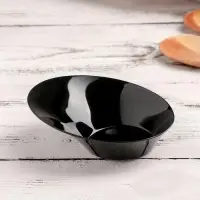 Форма пластиковая одноразовая для фуршета &laquo;Содо&raquo;, 50 мл, 9,5 см, чёрная